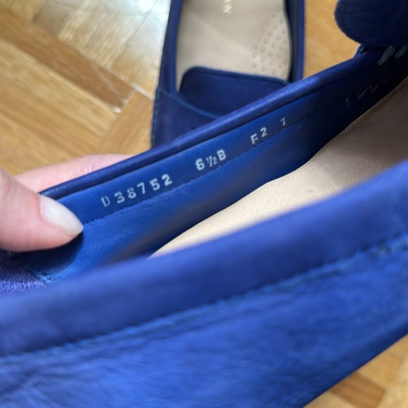 Cole Hann Cobalt Blue Leather Loafers - Picture 5 of 6